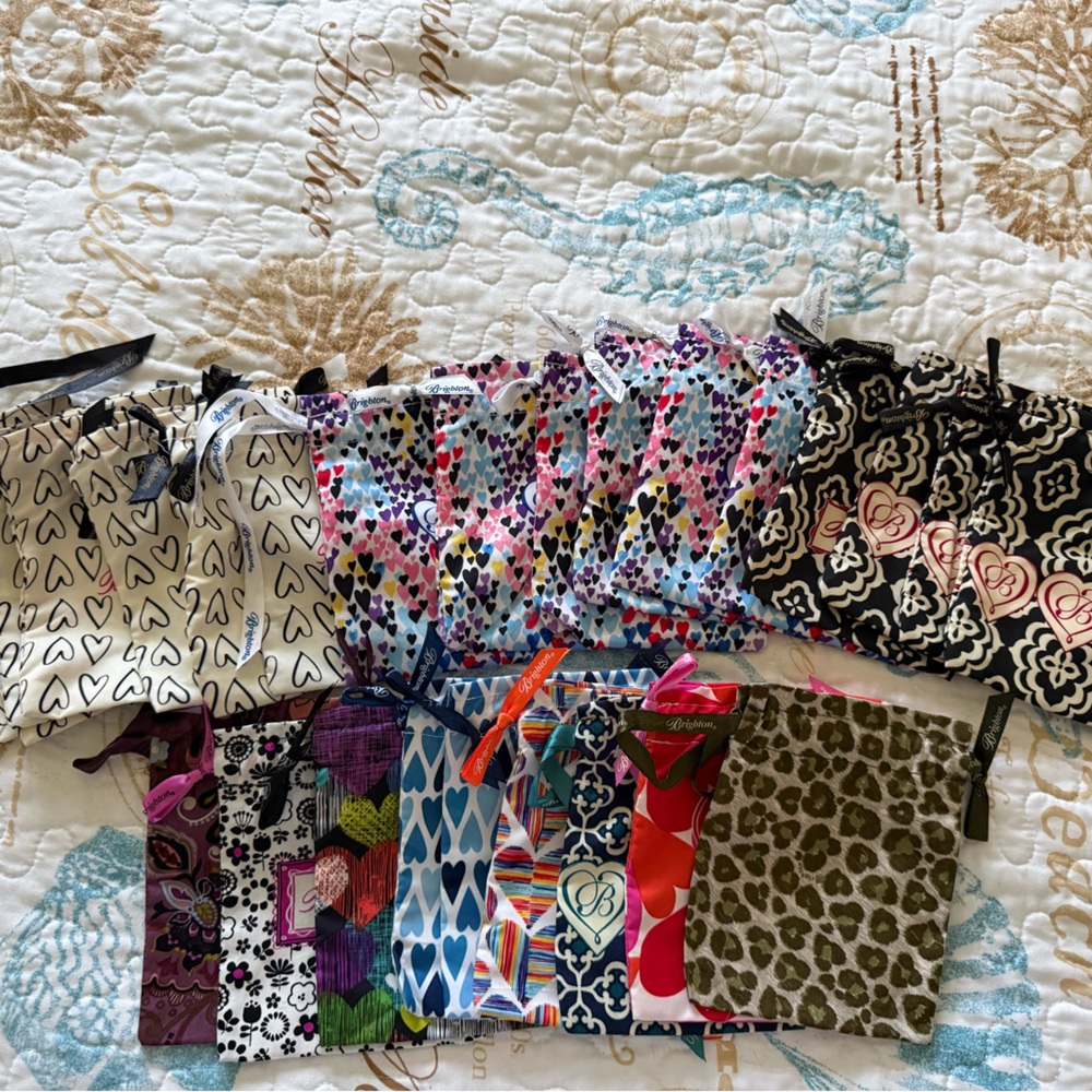 Brighton Multicolor Patterned Pouches